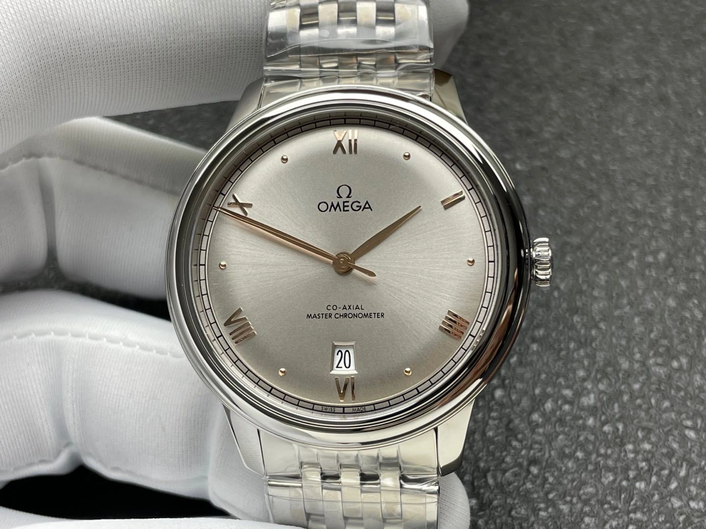 CBD Factory Omega De Ville Prestige 40mm Grey Dial (434.10.40.20.06.001) 1:1 Super Clone – DD8800 Movement ComfortFit 340